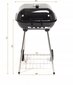 Grill Lund, 40x45 cm, must цена и информация | Grillid | kaup24.ee