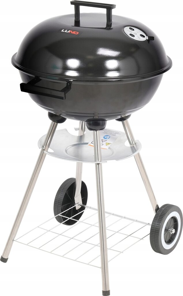 Grill Lund, 41x41 cm, must hind ja info | Grillid | kaup24.ee