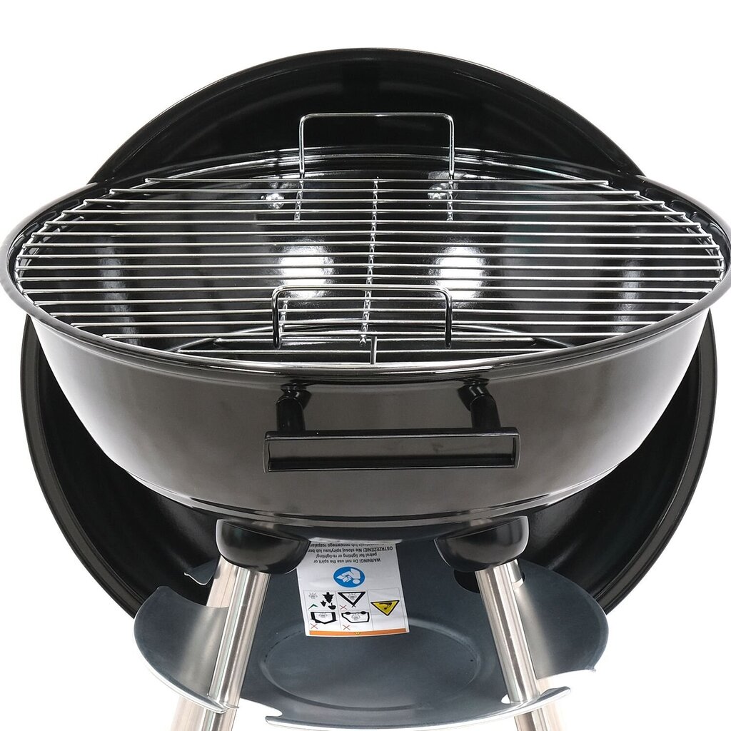 Grill Lund, 41x41 cm, must hind ja info | Grillid | kaup24.ee