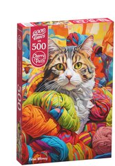 Пазл CherryPazzi Feline Whimsy 500 дет. цена и информация | Пазлы | kaup24.ee