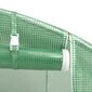 vidaXL kasvuhoone terasraamiga, roheline, 12 m², 6x2x2 m hind ja info | Kasvuhooned | kaup24.ee