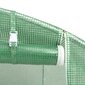 vidaXL kasvuhoone terasraamiga, roheline, 36 m², 18x2x2 m цена и информация | Kasvuhooned | kaup24.ee
