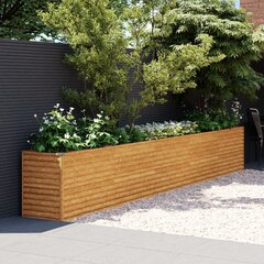 vidaXL taimekast, 482 x 50 x 69 cm, Corten-teras hind ja info | Lillekastid | kaup24.ee