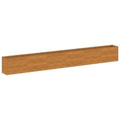 vidaXL taimekast, 578 x 50 x 69 cm, Corten-teras hind ja info | Lillekastid | kaup24.ee