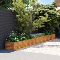 vidaXL taimekast, 482 x 50 x 36 cm, Corten-teras цена и информация | Ящики для цветов | kaup24.ee