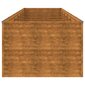 vidaXL taimekast, 578 x 100 x 69 cm, Corten-teras hind ja info | Lillekastid | kaup24.ee