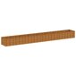 vidaXL taimekast, 770 x 100 x 69 cm, Corten-teras hind ja info | Lillekastid | kaup24.ee