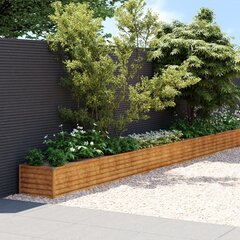 vidaXL taimekast, 770 x 50 x 36 cm, Corten-teras цена и информация | Ящики для цветов | kaup24.ee