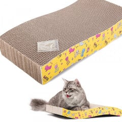 Когтеточка из бумаги для кошки,  42x7x9cm цена и информация | Когтеточки | kaup24.ee