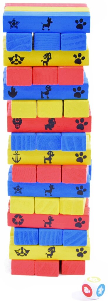 Mäng - jenga, Paw Patrol, 48 tk hind ja info | Lauamängud ja mõistatused | kaup24.ee