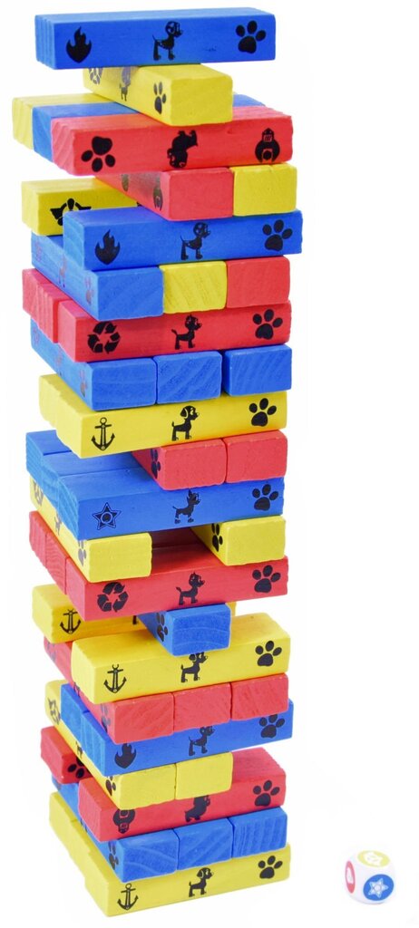 Mäng - jenga, Paw Patrol, 48 tk hind ja info | Lauamängud ja mõistatused | kaup24.ee