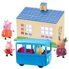 Набор школа и автобус Peppa Pig цена и информация | Развивающие игрушки и игры | kaup24.ee