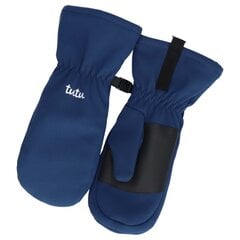 Pehme pinnaga lastekindad TuTu.3-006745-201.N Blue цена и информация | Шапки, перчатки, шарфики для новорожденных | kaup24.ee