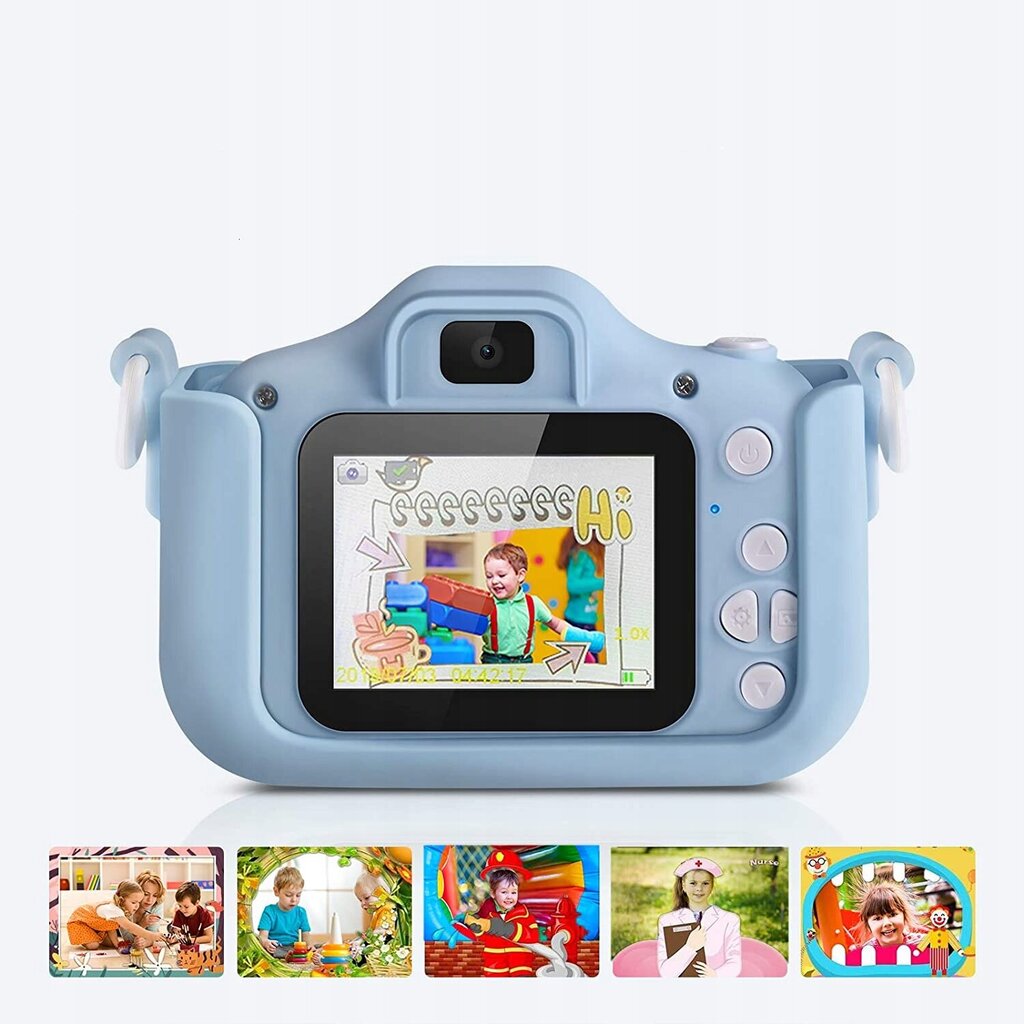 Digitaalne fotokaamera lastele + 4GB Micro SD цена и информация | Fotoaparaadid | kaup24.ee