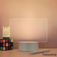 Светодиодная ночная лампа с доской для записей цена и информация | AngXuan Мебель и домашний интерьер | kaup24.ee