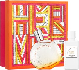 Набор косметики Hermes Eau Des Merveilles: туалетная вода EDT, 50 мл + молочко для тела, 40 мл цена и информация | Кремы, лосьоны для тела | kaup24.ee