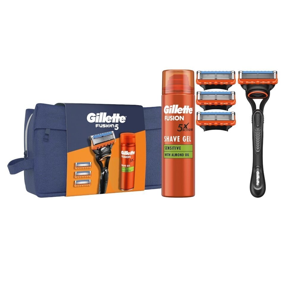 Kinkekomplekt meestele Gillette Fusion hind ja info | Raseerimisvahendid | kaup24.ee