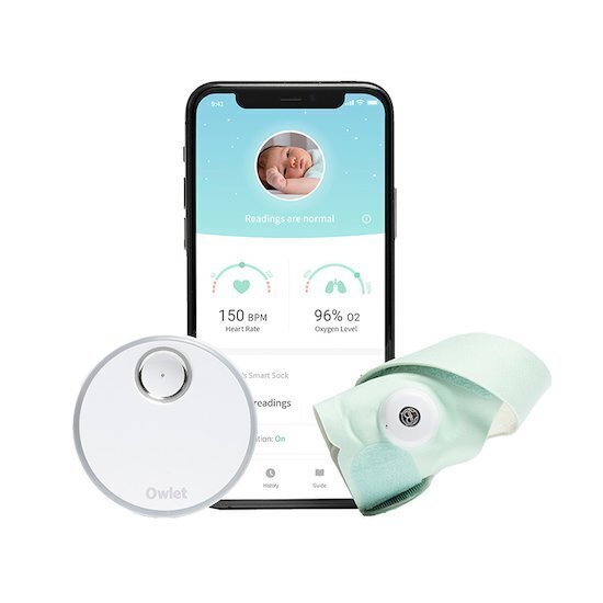 Beebimonitor-nutisokk Owlet Mint, roheline hind ja info | Beebimonitorid | kaup24.ee