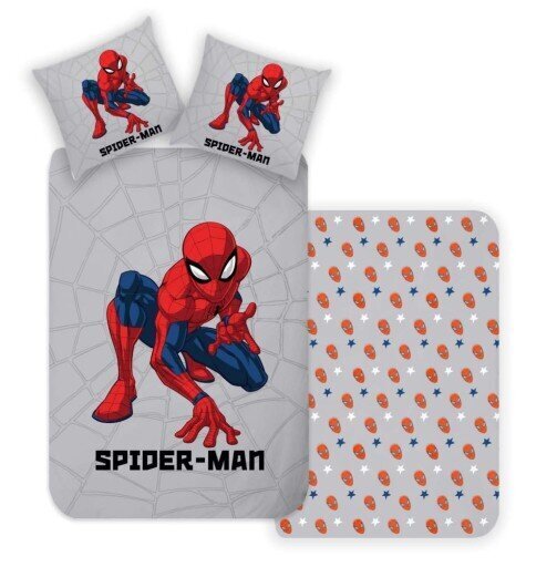 Spiderman laste voodipesukomplekt 140 x 200, 2 osa hind ja info | Beebide ja laste voodipesu | kaup24.ee