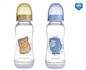 Pudel Canpol Babies 59/200, 12 kuud+, 250 ml hind ja info | Lutipudelid ja aksessuaarid | kaup24.ee