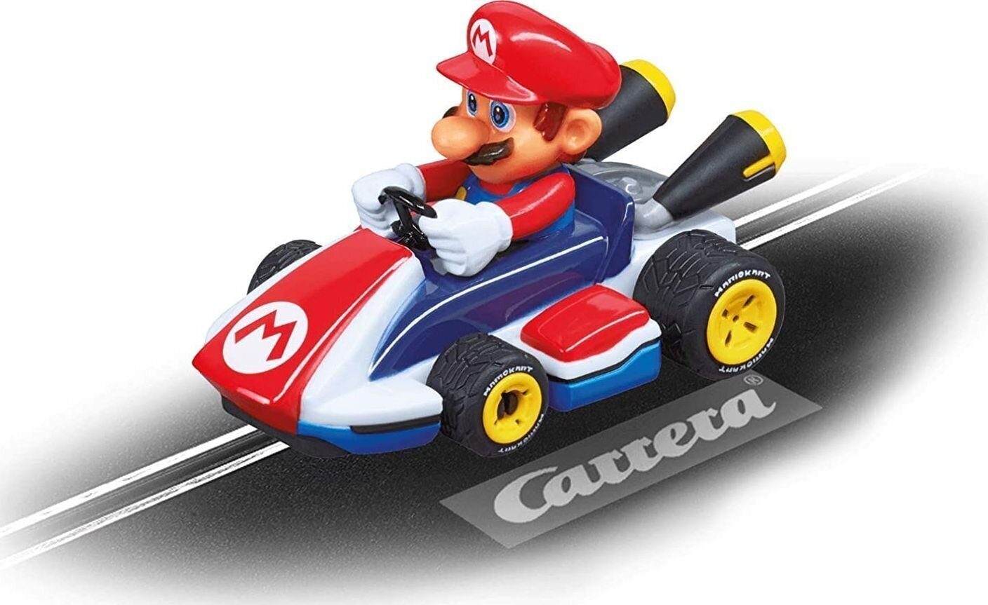 Carrera First Nintendo Mario Kart võidusõiduauto hind ja info | Poiste mänguasjad | kaup24.ee