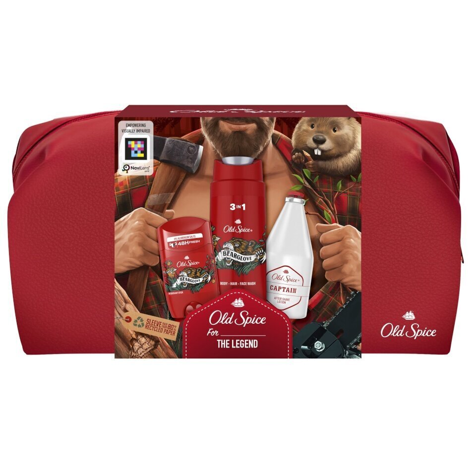 Kinkekomplekt meestele Old Spice Lumberjack hind ja info | Raseerimisvahendid | kaup24.ee