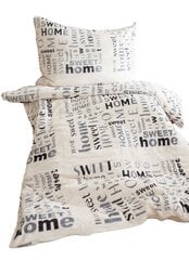 Jerry Fabrics voodipesukomplekt Home Sweet Home, 140x200, 2-osaline цена и информация | Постельное белье | kaup24.ee