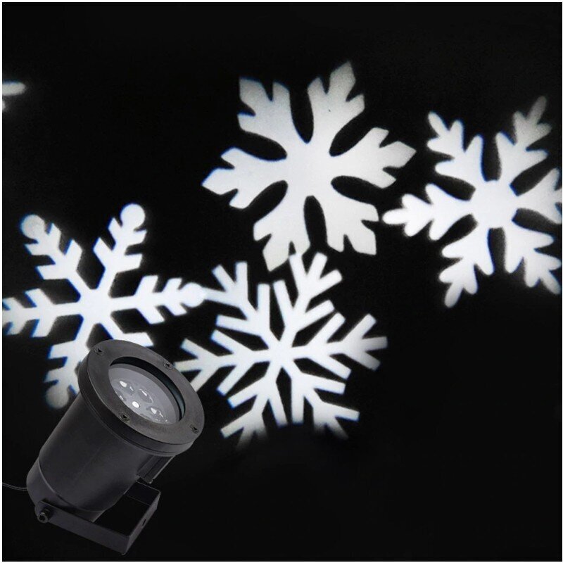 LED projektsioon jõululiikuvad lumehelbed hind ja info | Jõulukaunistused | kaup24.ee