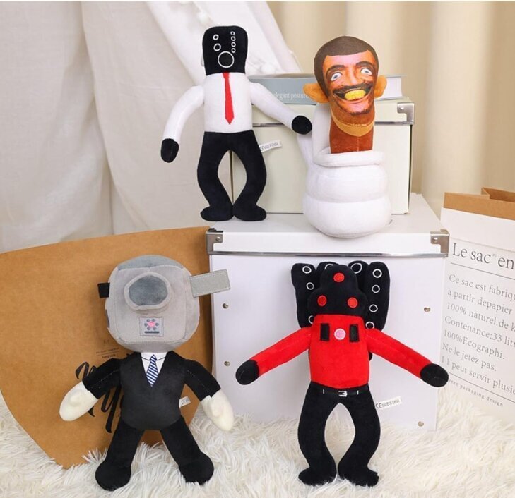 Pehme mänguasi HappyJoe Skibidi Toilet, Titan Speakerman, 26cm hind ja info | Pehmed mänguasjad | kaup24.ee