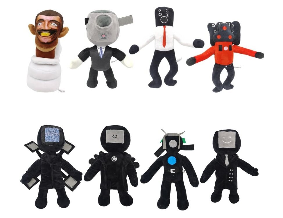 Pehme mänguasi HappyJoe Skibidi Toilet, TV Man Titan, 25cm hind ja info | Pehmed mänguasjad | kaup24.ee