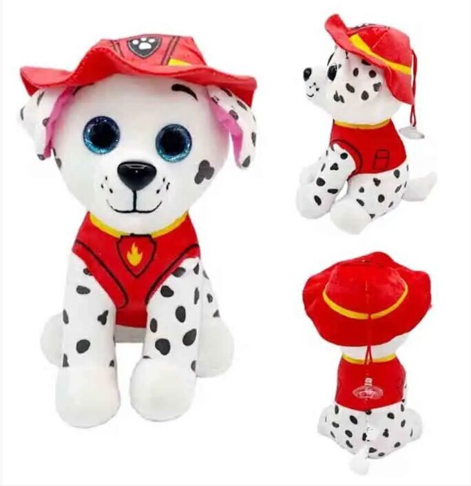 Pehme mänguasi HappyJoe Patrol koerad, Marshal, 25cm hind ja info | Pehmed mänguasjad | kaup24.ee
