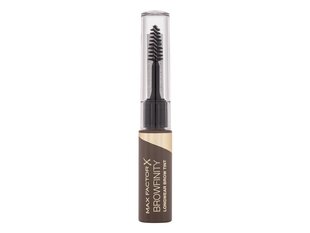 Kulmuvärv Max Factor Browfinity Super Long Wear 02-medium brown, 4,2 ml hind ja info | Ripsmetušid, lauvärvid, silmapliiatsid, seerumid | kaup24.ee