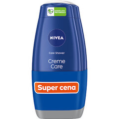 Dušigeel Nivea Creme Care Shower Gel, 2x500ml hind ja info | Dušigeelid, õlid | kaup24.ee
