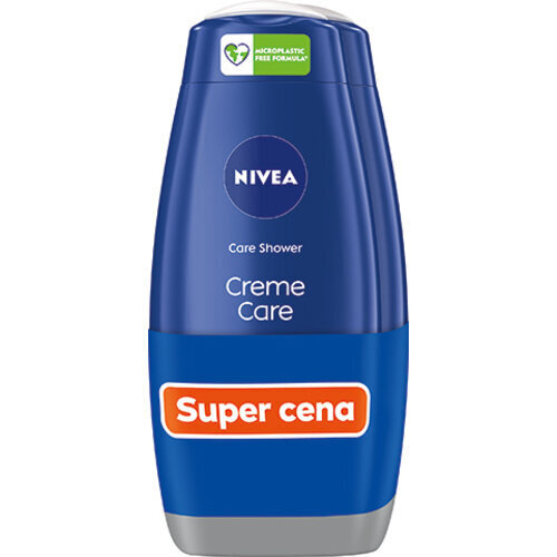 Dušigeel Nivea Creme Care Shower Gel, 2x500ml цена и информация | Dušigeelid, õlid | kaup24.ee