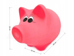 Керамическая большая копилка розового цвета в виде свинки 28x22x22см цена и информация | Оригинальные копилки | kaup24.ee
