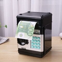 Elektrooniline pangaautomaat koos pin-koodi hoiukastiga 13x12x19,5cm цена и информация | Оригинальные копилки | kaup24.ee