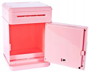 Электронный банкомат розовый со сберегательным пин-кодом 13,5х13,5х19см цена и информация | Оригинальные копилки | kaup24.ee