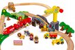 Puidust rong rööbastega Kinderplay цена и информация | Poiste mänguasjad | kaup24.ee