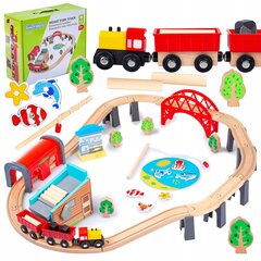 Puidust rong roomikuga Kinderplay GS6151 hind ja info | Poiste mänguasjad | kaup24.ee
