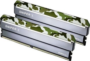 G.Skill Sniper X DDR4, 2x16GB, 3200MHz, CL16 (F4-3200C16D-32GSXFB) цена и информация | Оперативная память (RAM) | kaup24.ee