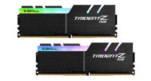 G.Skill Trident Z RGB DDR4, 2x8GB, 4000MHz, CL17 (F4-4000C17D-16GTZR) hind ja info | Operatiivmälu (RAM) | kaup24.ee