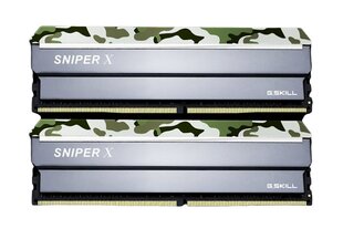 G.Skill Sniper X DDR4, 2x16GB, 3000MHz, CL16 (F4-3000C16D-32GSXFB) hind ja info | Operatiivmälu (RAM) | kaup24.ee