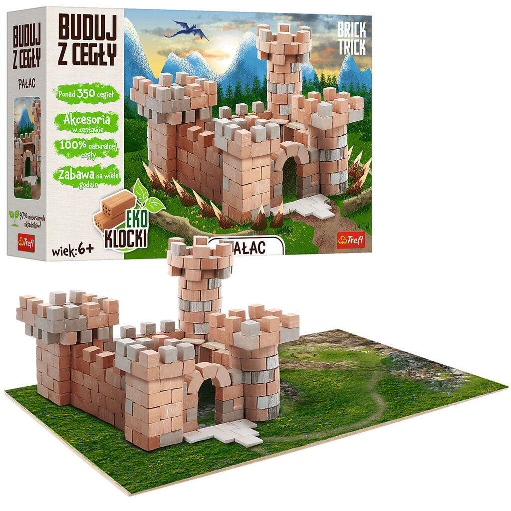 Konstruktor Trefl Brick Trick Build Brick Castle Palace EKO hind ja info | Klotsid ja konstruktorid | kaup24.ee