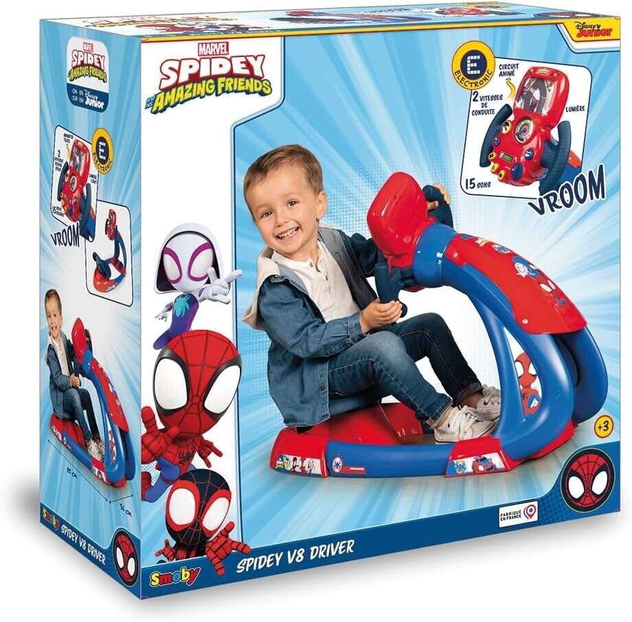 Laste sõidusimulaator Smoby Spiderman Marvel цена и информация | Arendavad mänguasjad | kaup24.ee