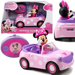 Машинка с дистанционным управлением Dinsey Minnie Mouse, розовая цена и информация | Игрушки для девочек | kaup24.ee