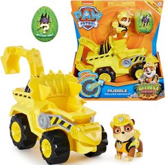 Komplekt Paw Patrol Dino Rescue Rubble koerafiguur + auto цена и информация | Игрушки для мальчиков | kaup24.ee