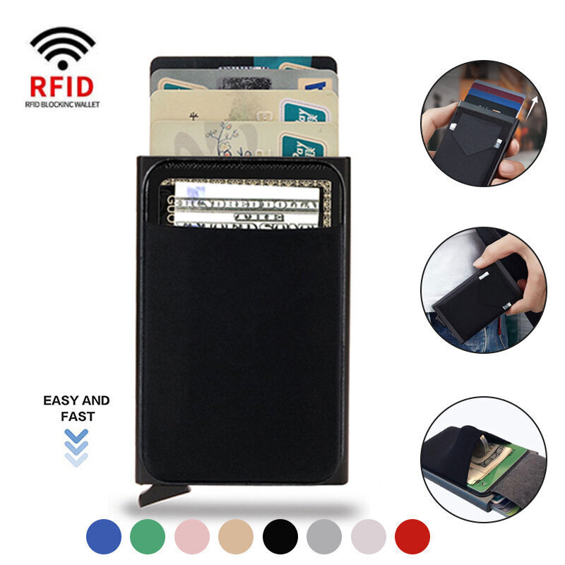 RFID metallist krediitkaardi ümbris цена и информация | Naiste rahakotid | kaup24.ee