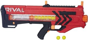 Komplekt Punane kanderakett + 12 pehmet palli mängurelv Nerf Zeus MXV - 1200 Team Hasbro цена и информация | Развивающий мелкую моторику - кинетический песок KeyCraft NV215 (80 г) детям от 3+ лет, бежевый | kaup24.ee