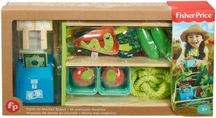 Mänguleti komplekt Fisher Price Farm-to market Stand Play Set цена и информация | MUST Металлическая бутылочка с Ярким рисунком (без BPA) (500ml) для мальчиков от 3+ лет Серая с Машинкой | kaup24.ee