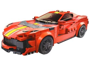 Auto ja roboti konstruktor 375 el, punane цена и информация | Конструкторы и кубики | kaup24.ee